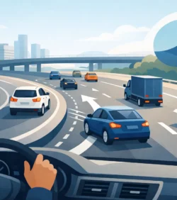 Merging Onto Busy Roads With Calm and Control