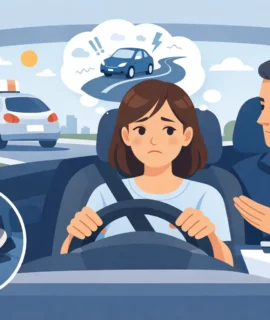 Guide to First Driving Lesson Nerves