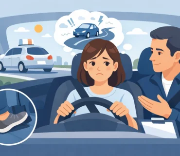Guide to First Driving Lesson Nerves