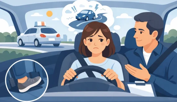 Guide to First Driving Lesson Nerves