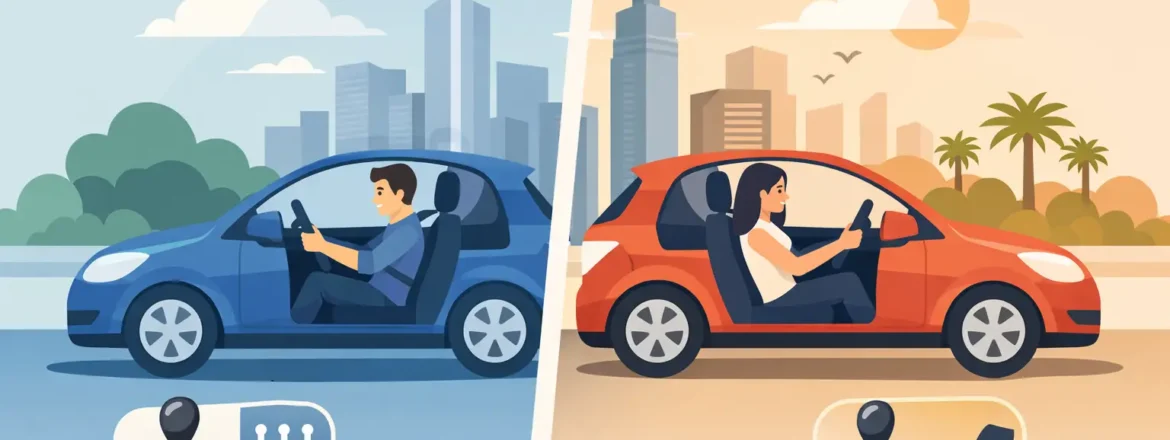 Manual vs Automatic Lessons in Melbourne