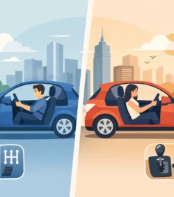 Manual vs Automatic Lessons in Melbourne