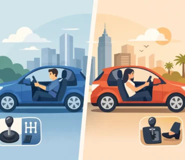 Manual vs Automatic Lessons in Melbourne