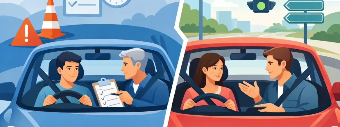 Mock Test vs Regular Lesson for Your Driving Test